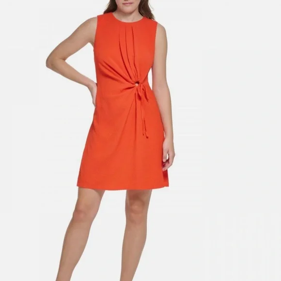Calvin Klein Knot Sheath Dress - Picture 1 of 9